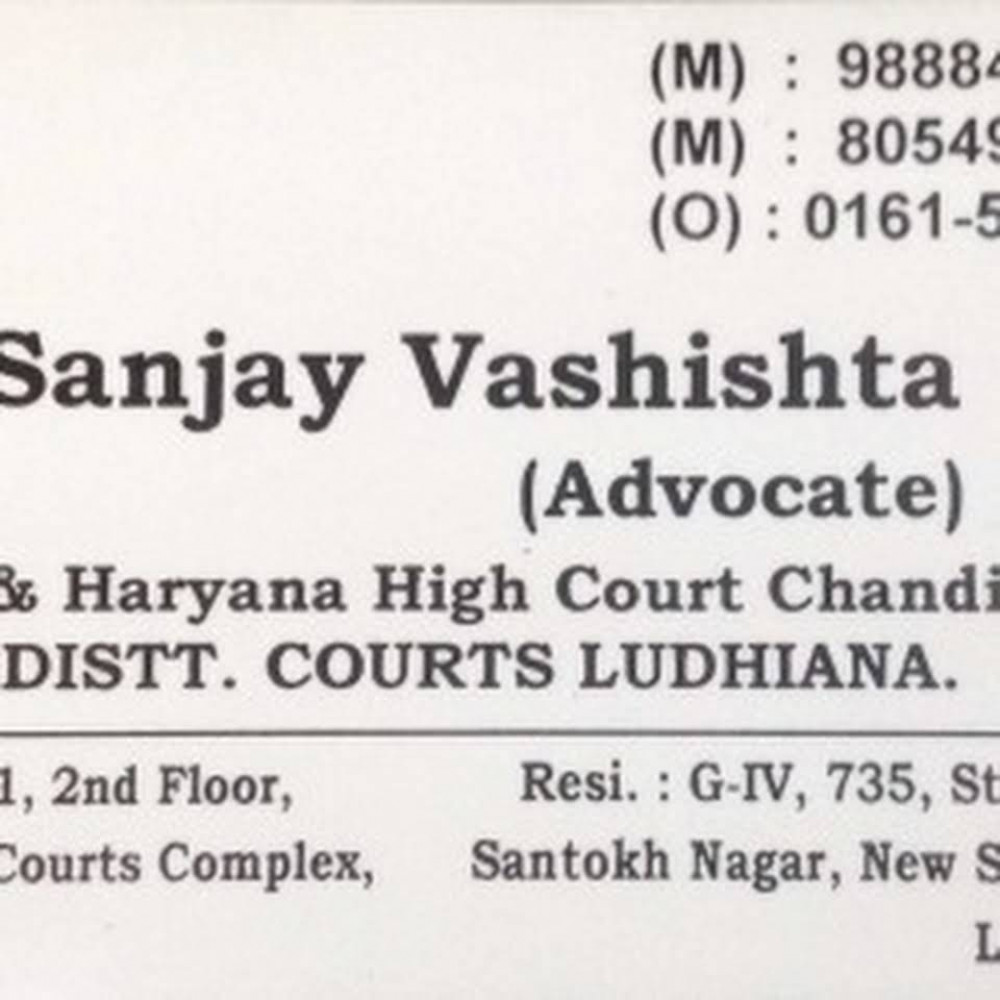 Advocate Sanjay Vashishta