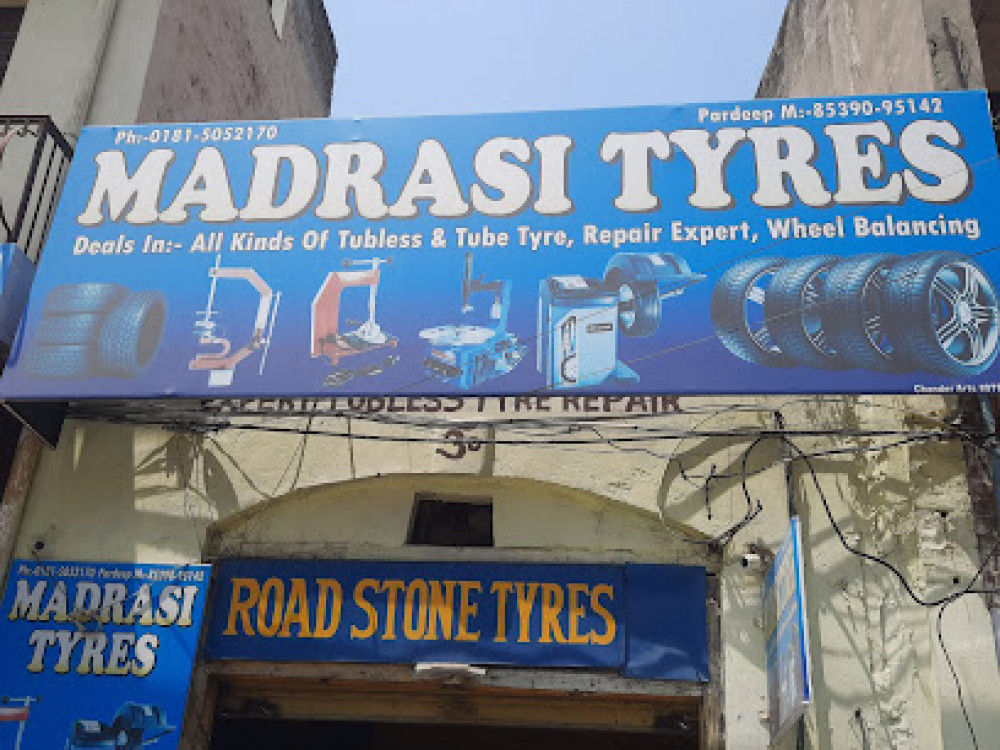 Madrasi Road Stone Tyres