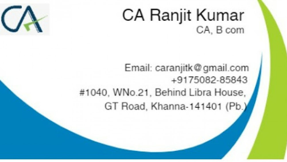 CA RANJIT KUMAR