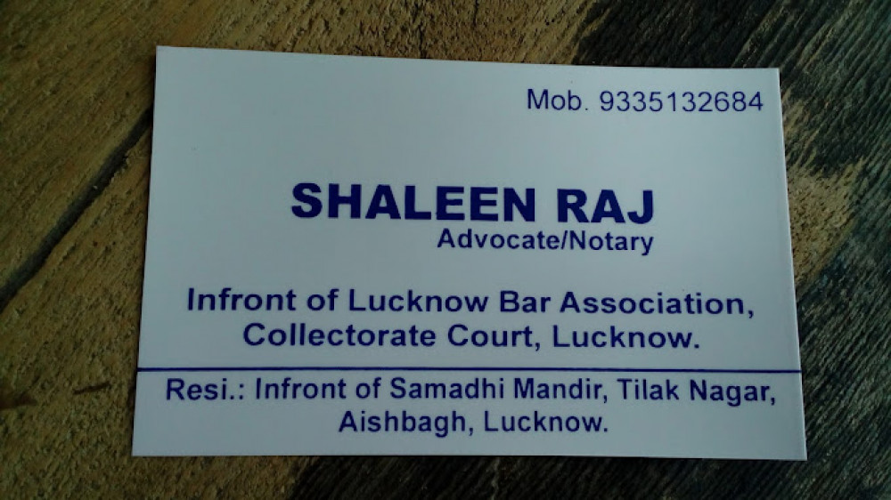 Shaleen Raj Advocate-Notary