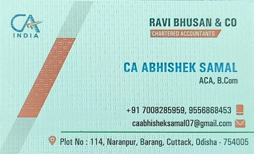 CA Abhishek Samal