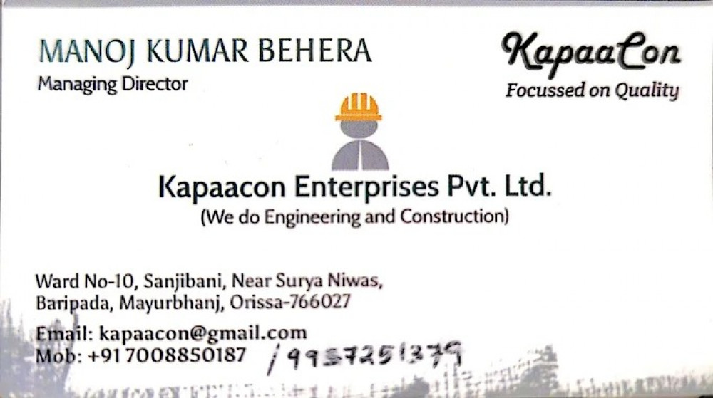 KAPAACON ENTERPRISES PRIVATE LIMITED