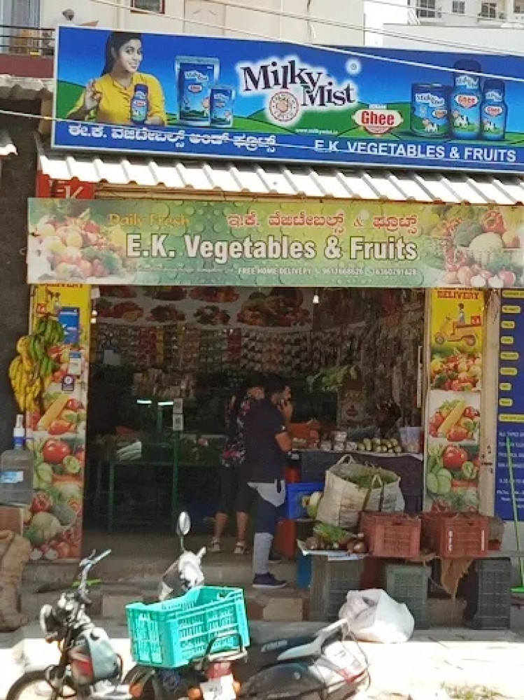 E.K. VEGETABLE AND FRUITS