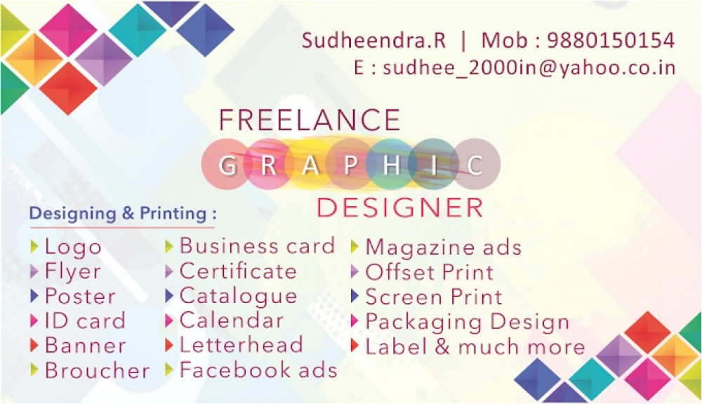 Freelance Graphic Designer