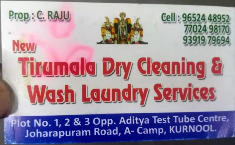 New Tirumal Dry Clining And Wash Laundry Services