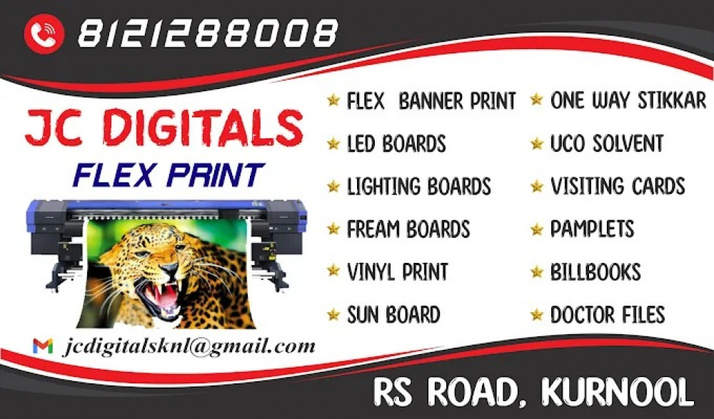 JC Digitals Flex Printing