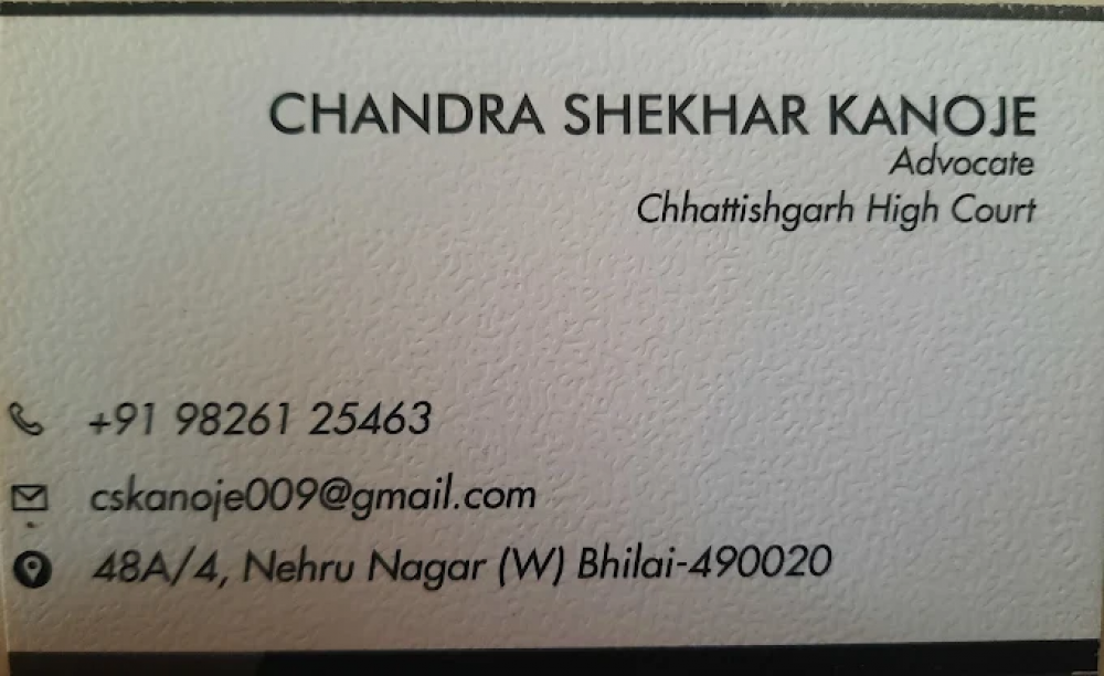 Advocate Chandrashekhar Kanoje
