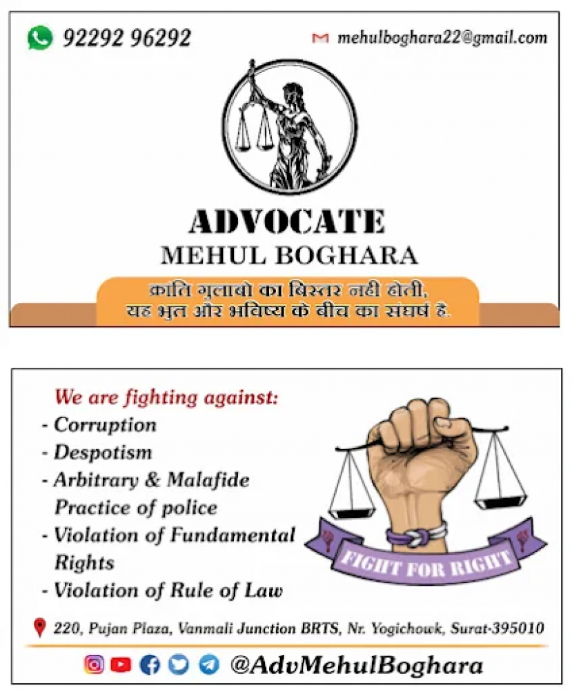 Advocate Mehul Boghara