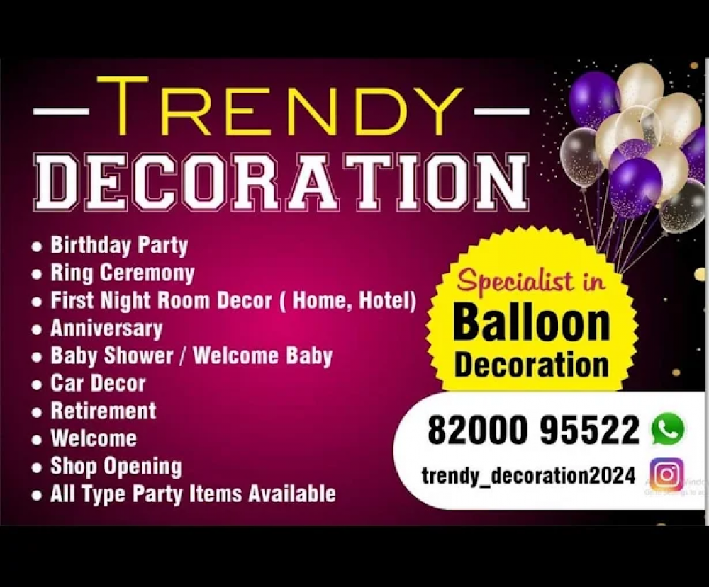 Trendy Balloon Decoration