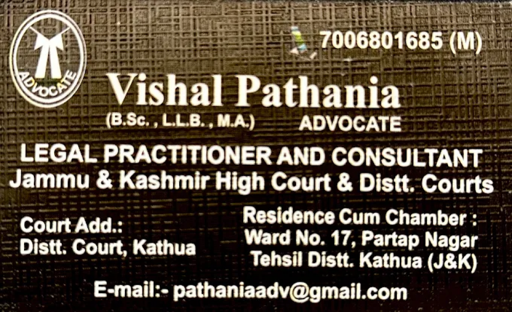 Advocate Vishal Pathania And Associates