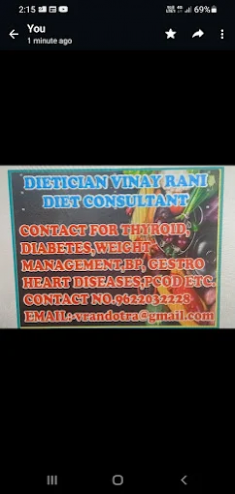 DIETITIAN VINAY RANI